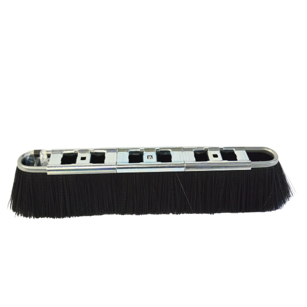 17" MEDIUM BLACK ARMOUR-PLATED BRUSKE BRUSH™ - for heavy duty sweeping on dry, wet, or oily surfaces.