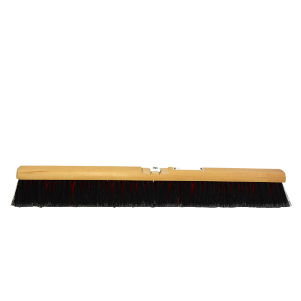 3330- Fine Black BrulonCasing with Red Brulon Bristle Center 30" Bruske Floor Brush
