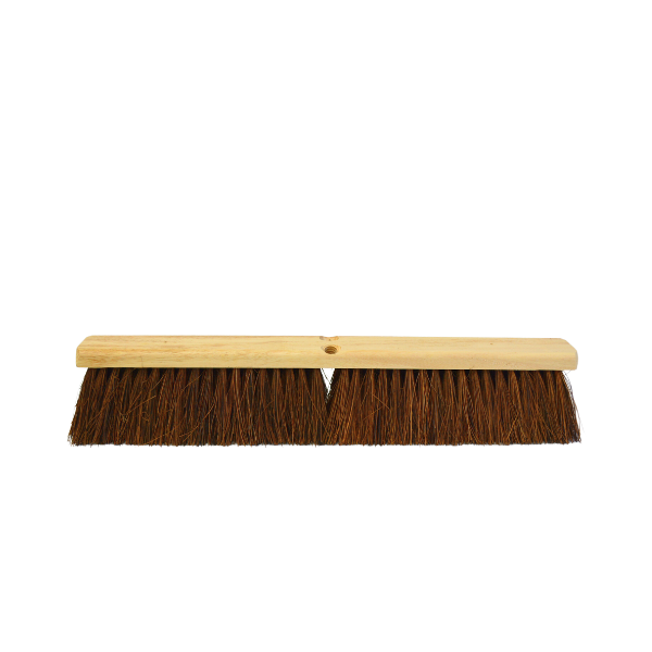 24" Bruske Floor Brush with COARSE 100% NATURAL PALMYRA FIBER BRISTLES