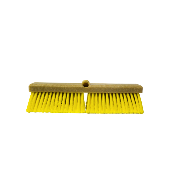 Bruske No. 4519  100% Yellow Flagged Brulon bristles: 2 ½” trim with 14” polypropylene block