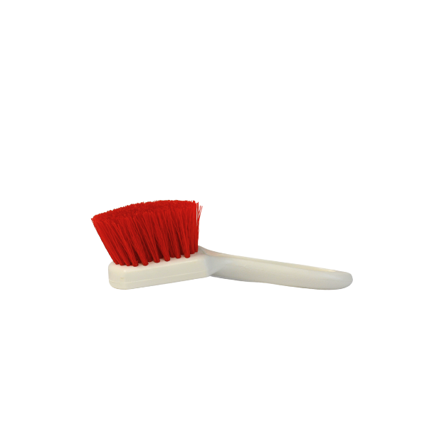 Poly Bristle and white poly block bruske brush 4729 red