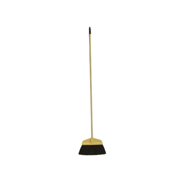 BROWN HEAVY-DUTY UNFLAGGED BRISTLE BRUSKE POLY CAP BROOM™ product #5609