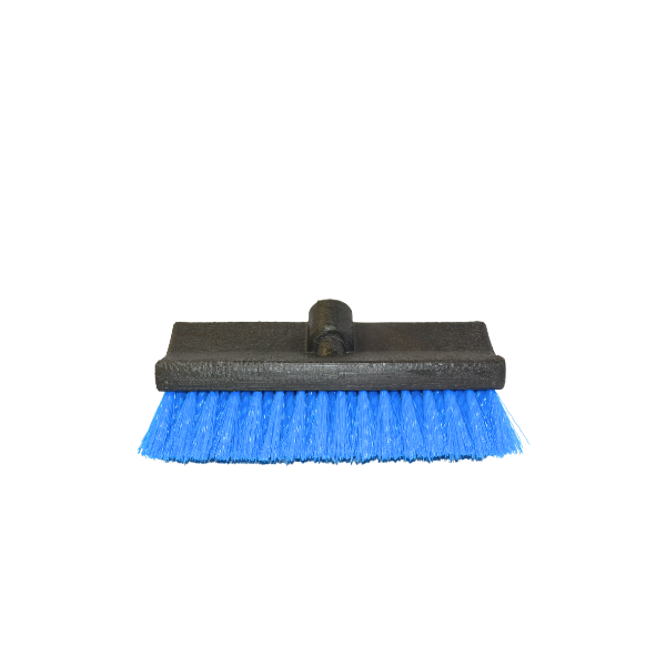 Bruske No. 9-C4533024         Stiff blue bristle deck scrub with multi-level block (can be used for acid etching)