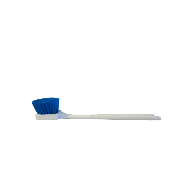 Bruske Long handle, blue flagged poly bristle 4330