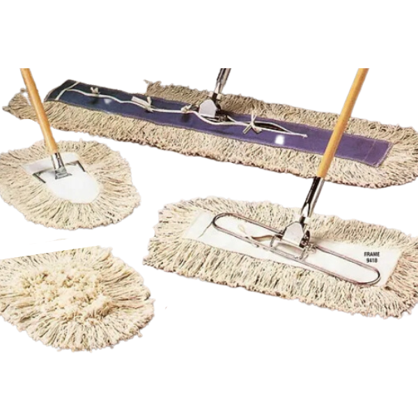 Photo of various Bruske sweeping mops