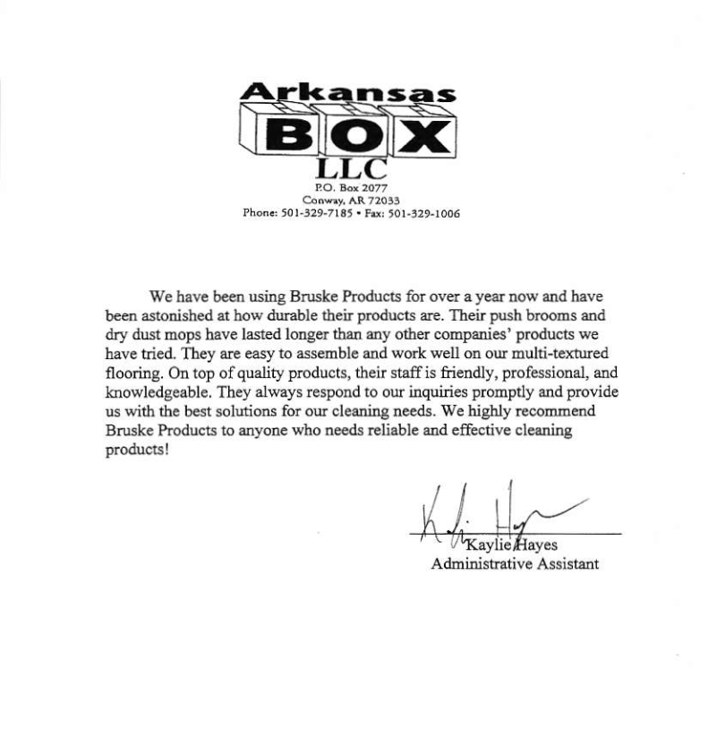 Review from Arkansas Box LLC